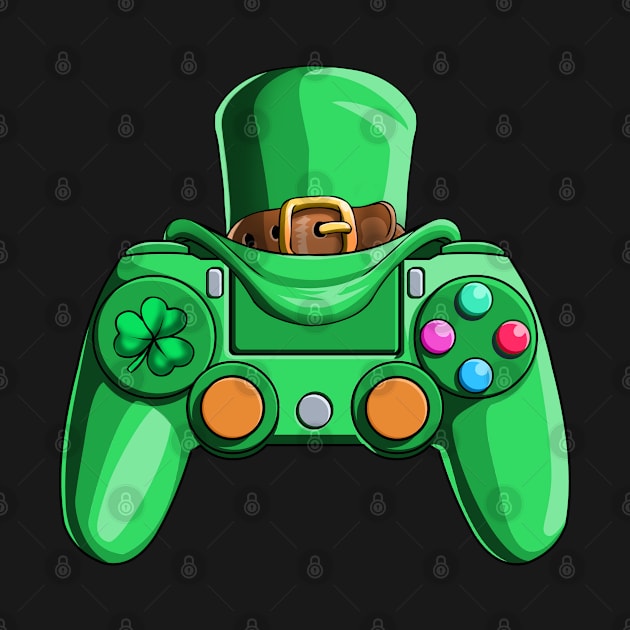 Video Game Gamer Boys St Patricks Day Gaming St. Patty's Day by Blink_Imprints10