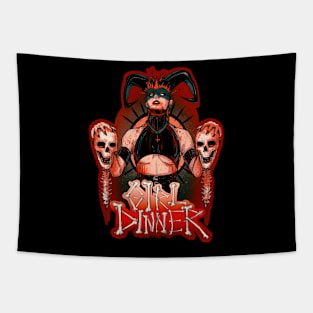 Girl DInner Tapestry