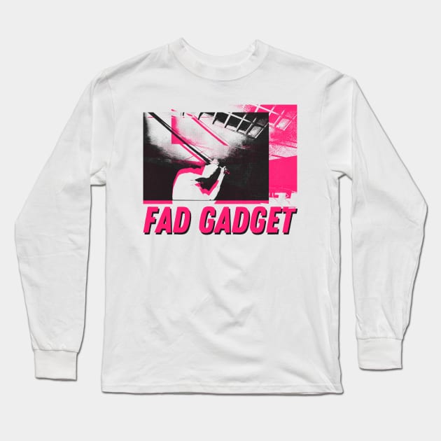 Hotel Latterlig tidsplan Fad Gadget †† Glitch Design - Fad Gadget - Long Sleeve T-Shirt | TeePublic