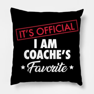 It's Official. I Am Coache's Favorite Pillow