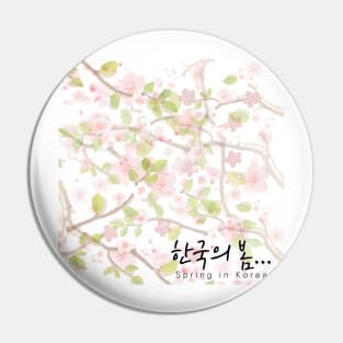 Spring in Korea,cherry blossoms,the beauty of Korea Pin