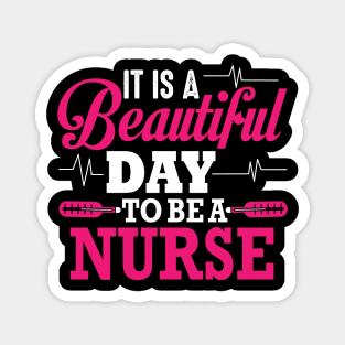 Beautiful Nurse Day Magnet