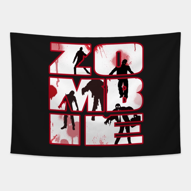 Zombie Tapestry by NineBlack