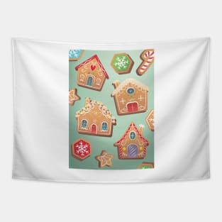 Gingerbread Delight Tapestry