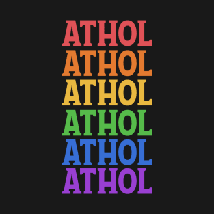 ATHOL RAINBOW TYPOGRAPHY T-Shirt