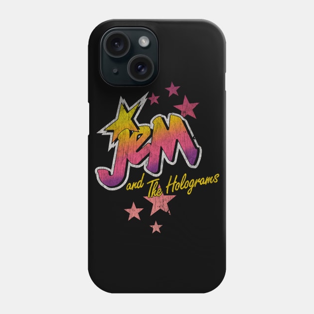 Vintage Jem and the holograms Logo Phone Case by OniSide