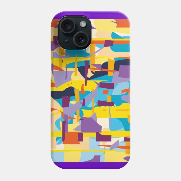 Yellow Art Phone Case by tanyazevallos