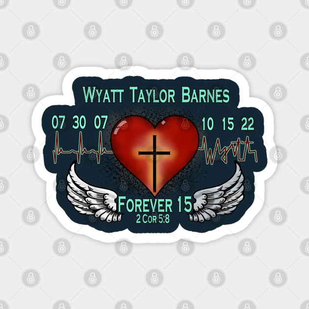 Heart Memorial Design Magnet by SteveW50