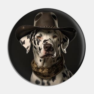 Cowboy Dog - Dalmatian Pin