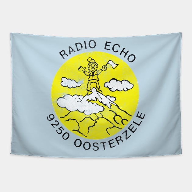 Radio Echo  80s Belgian Radio Station Tapestry by CultOfRomance