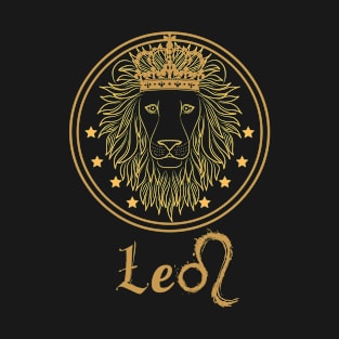 Leo Zodiac Sign Birthday T-Shirt