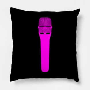 Magenta mic Pillow