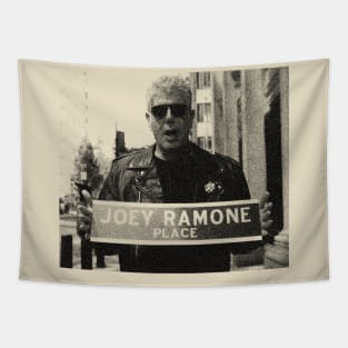 BLACK BOURDAIN PUNK ROCK PLEACE Tapestry