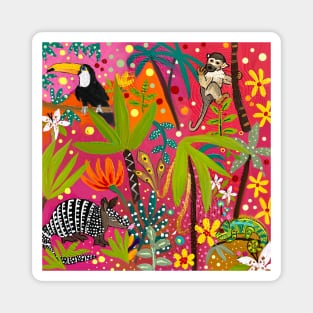 Crazy Amazonia Magnet