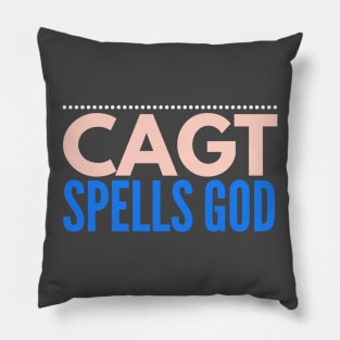 DNA - CAGT spells God Pillow