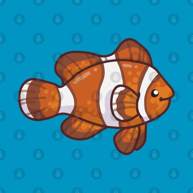 Common Clownfish by bytesizetreasure