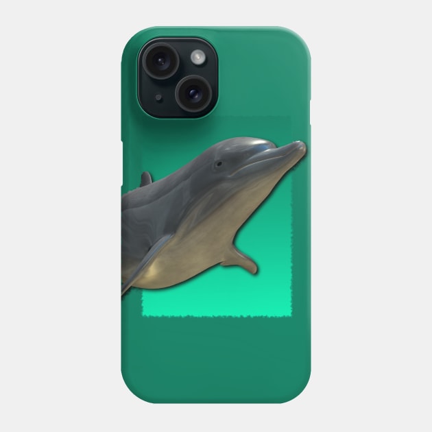 Tropical Dolphin Phone Case by AlondraHanley