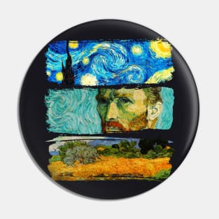Cool Tees Van Gogh Art and Culture Pin