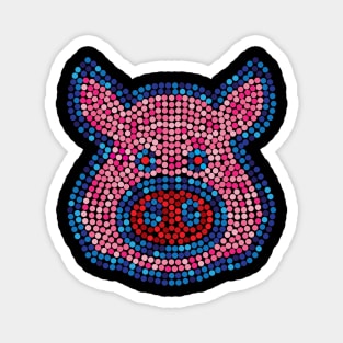 Piglet sequins Magnet