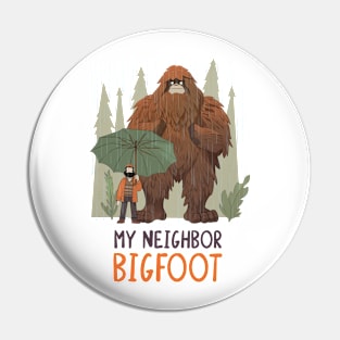 Bigfoot Anime Funny Pin