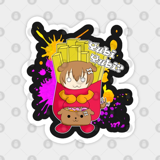 Korone Yubi Yubi Halloween Hololive Magnet by TonaPlancarte