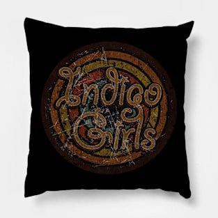 Indigo Girls vintage design on top Pillow