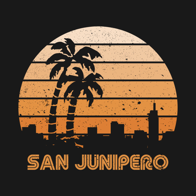 Disover Retro Junipero - Black Mirror - T-Shirt