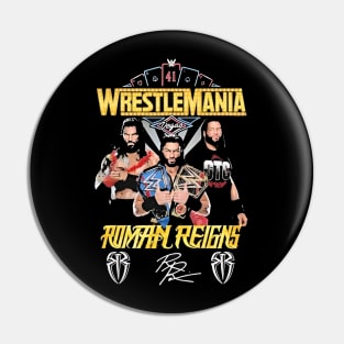 Wrestlemania WWE 41 Vegas Underlaker Siganture Pin