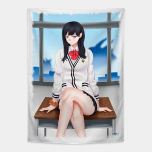 Rikka SSSS Gridman Background Jagged Tapestry