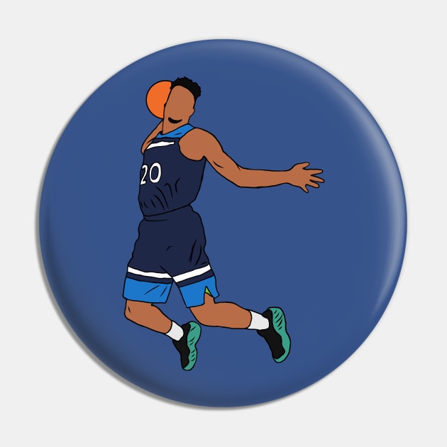 Josh Okogie Dunk Pin by rattraptees