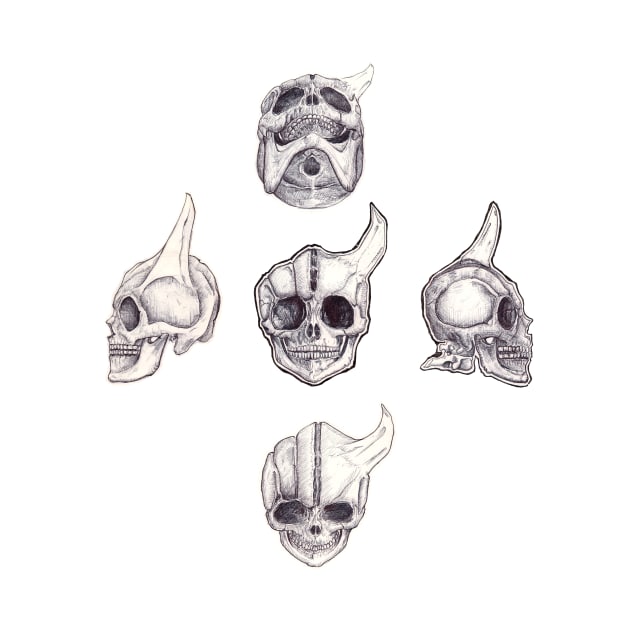 Skull study by AlexMada