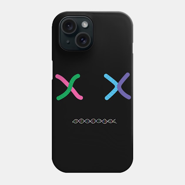 DNA x_x Ver. 1 Phone Case by zero three