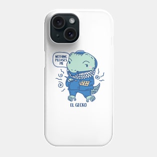 El Gecko Funny Animal Artist pun with quote Phone Case