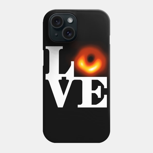 Black Hole LOVE Phone Case by Vitaliy_Klimenko