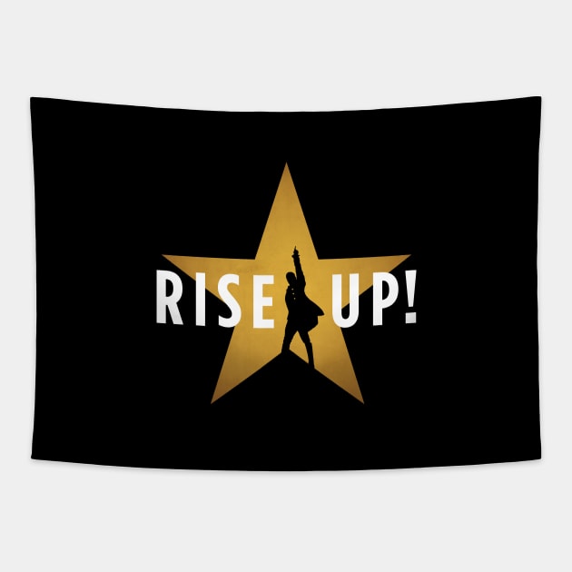 Rise Up! Hamilton Musical Broadway Tapestry by redesignBroadway