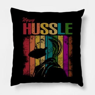 Nipsey's Vision Capturing The Rapper's Entrepreneurial Spirit Pillow