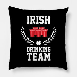 Irish Drinking Team Irish St Patricks Day Pillow