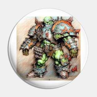 The warboss's top Boss Nob Pin