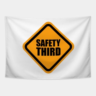 Safety Third Bumper Tapestry