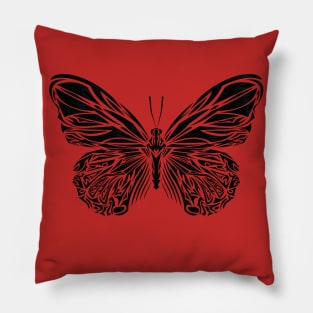 Black butterfly Pillow