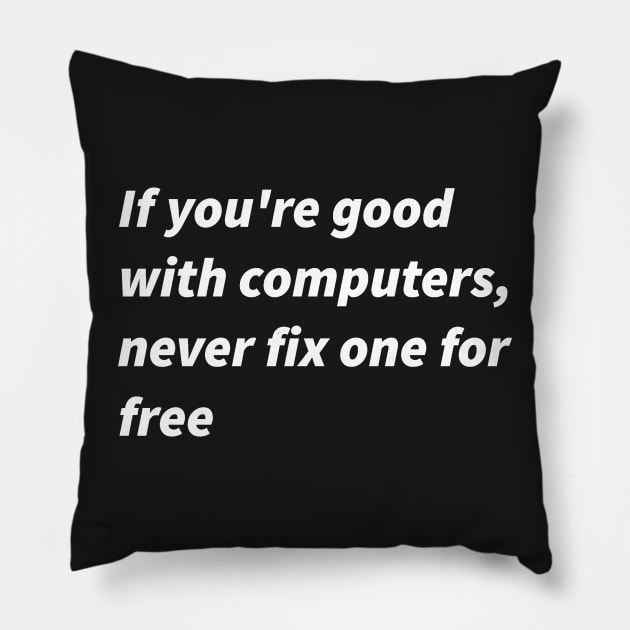 If you&amp;amp;#39;re good with computers... Pillow by findingNull