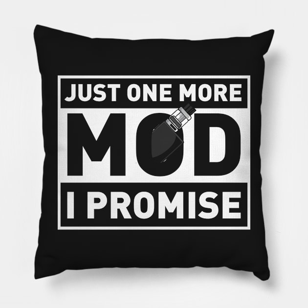 VAPE: Vape Mod Gift Pillow by woormle