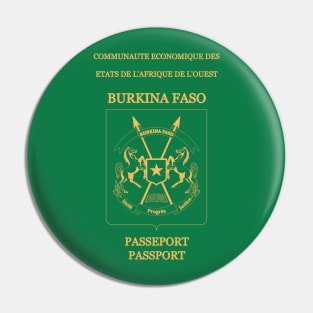 Burkina Faso Passport Pin