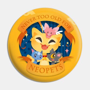 Never too old for neopets Pin