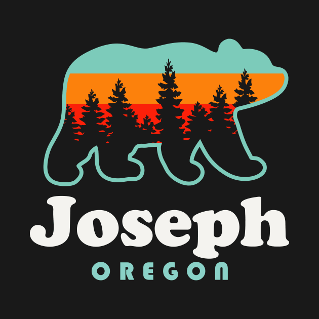 Joseph Oregon Vacation Trip Bear by PodDesignShop