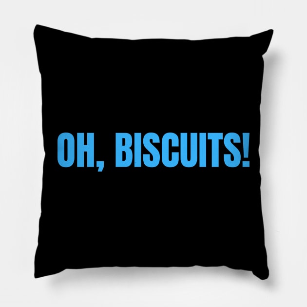 Oh Biscuits bluey Pillow by Shirt Tube