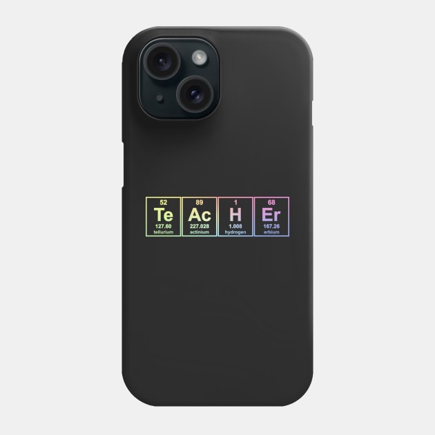 Science Teacher Chemical Elements Phone Case by ScienceCorner