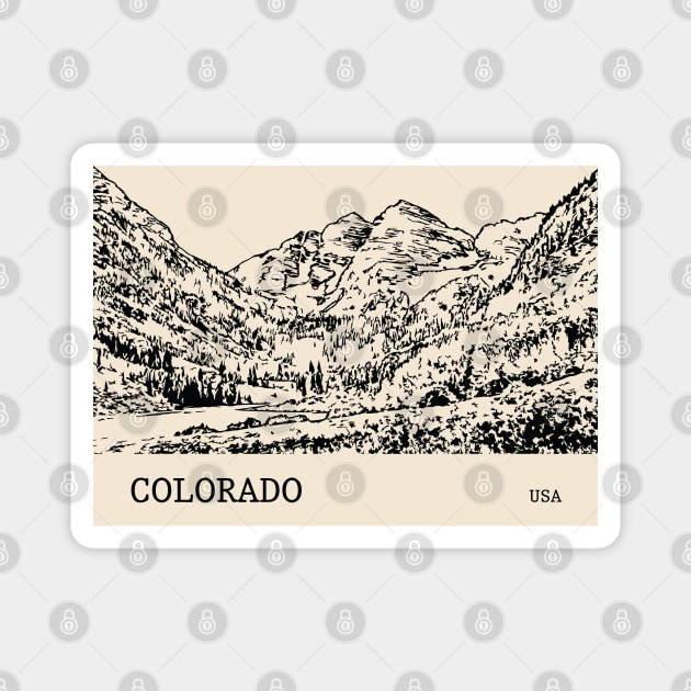 Colorado USA Magnet by Lakeric