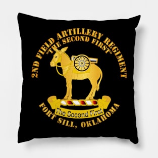 2nd Field Artillery Regiment - Fort Sill OK Pillow