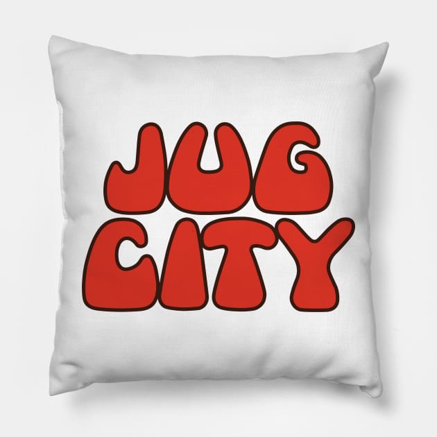 Jug City Convenience Pillow by Studio Marimo